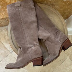 Dolce Vita Taupe Suede Boots